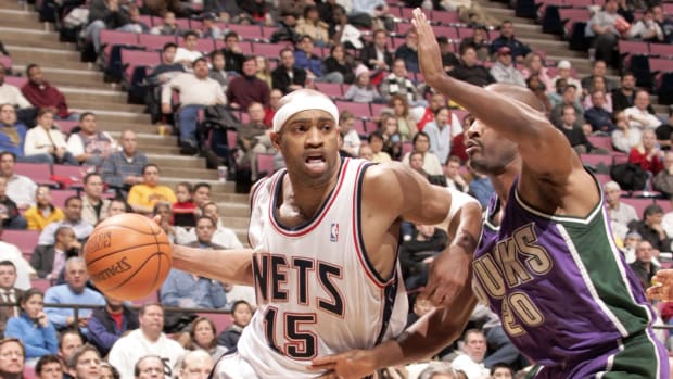 New Jersey Nets forward Vince Carter 